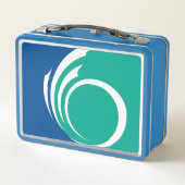 Metal Stainless Lunchbox with flag of Ottawa メタルランチボックス (裏面)