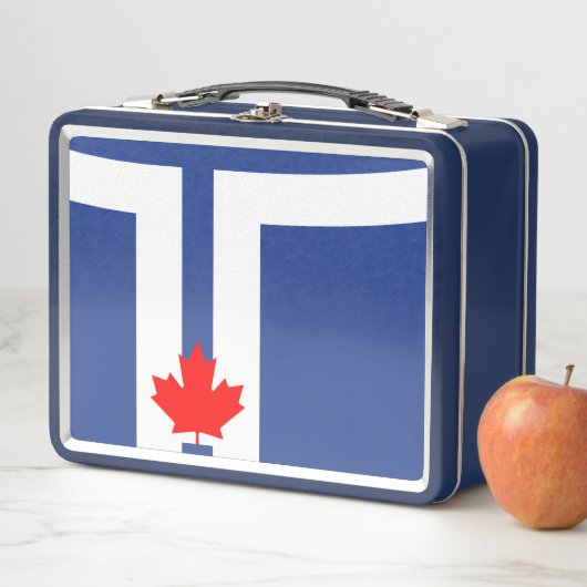 Metal Stainless Lunchbox with flag of Toronto メタルランチボックス (インサイチュ)
