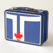 Metal Stainless Lunchbox with flag of Toronto メタルランチボックス (裏面)