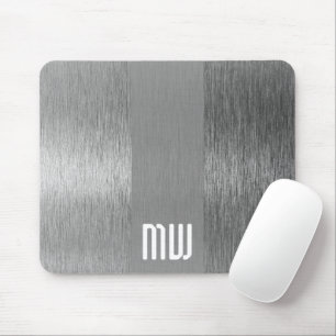 Metal Stripe Monogram マウスパッド