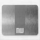 Metal Stripe Monogram マウスパッド (正面)