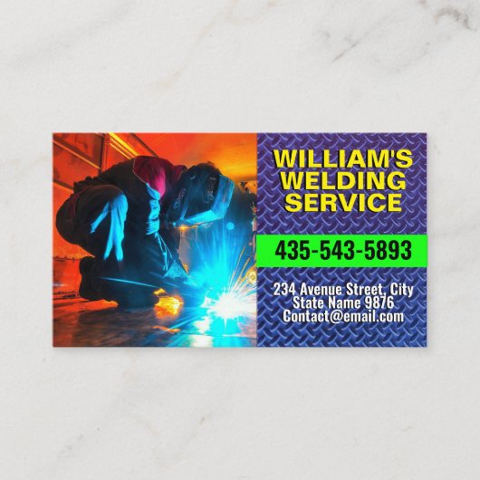 Metal Work Services | Metal Fabrication & Welding 名刺 (正面)