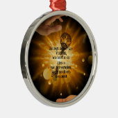 Metalen ornament met de leer van Vishnuh  メタルオーナメント (右)