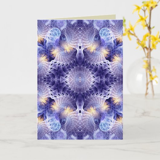 MetalFractalカード カード (黄色い花)