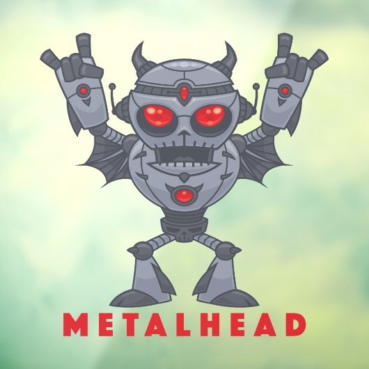 Metalhead - Heavy Metal Robot Devil -文字 ウィンドウサイン (シート3)