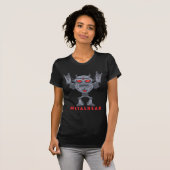 Metalhead - Heavy Metal Robot Devil -文字 Tシャツ (正面フル)