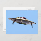 Metalic UFOはがき ポストカード (正面/裏面)