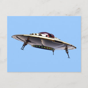 Metalic UFOはがき ポストカード
