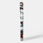 Metallic 3D Block Phone Case - Industrial Silver  Case-Mate iPhoneケース (裏面 / 左)