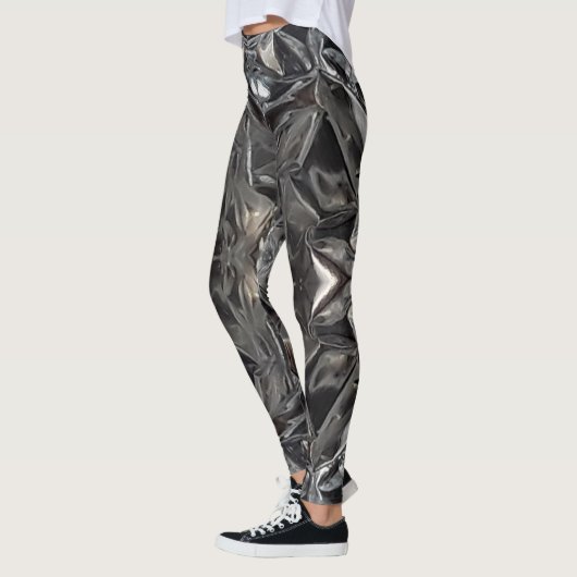 Metallic Abstract 101 Leggings レギンス (左)