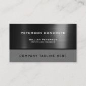 Metallic and concrete texture  名刺 (正面)