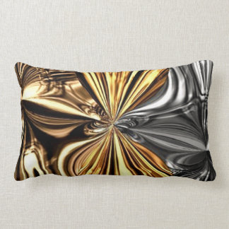 Metallic Bow Liquid Knotting Pillow ランバークッション