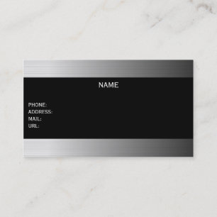 metallic businesscard 名刺