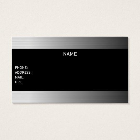 metallic businesscard 名刺