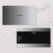 metallic businesscard 名刺 (正面/裏面)