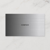 metallic businesscard 名刺 (正面)
