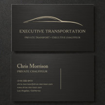 Metallic Executive Transport Black & Gold
