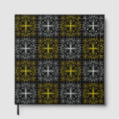 Metallic flower tile abstract ゲストブック (正面)