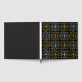Metallic flower tile abstract ゲストブック (全面)