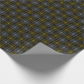 Metallic flower tile abstract ラッピングペーパー (角)