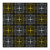 Metallic flower tile abstract 壁紙 (正面)