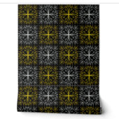 Metallic flower tile abstract 壁紙 (ほどく)
