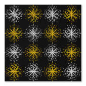 Metallic flower tile gray background 壁紙 (正面)