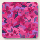 Metallic Flowers Plastic Coaster Set  コースター (正面)