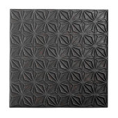 Metallic Geometric Starburst Cast Iron #6 ID1227 タイル (正面)