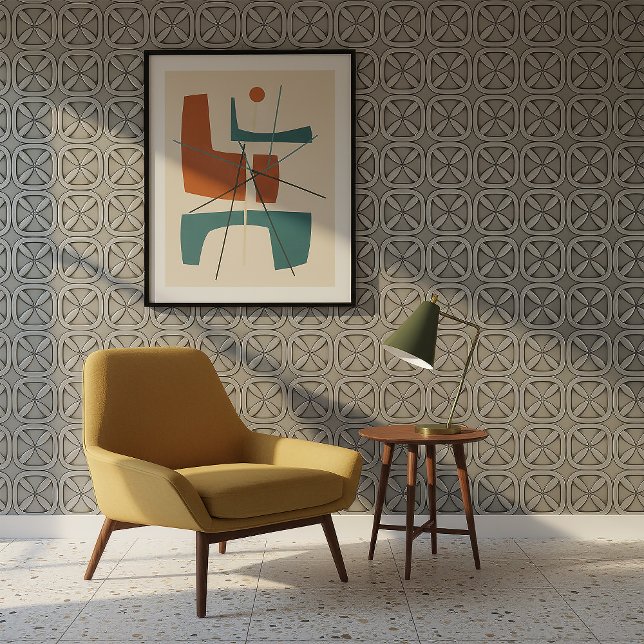 Metallic Geometric Tarnished Silver #5 ID1227 壁紙 (クリエイターアップロード済み)