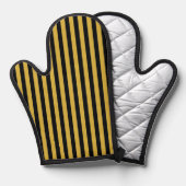 Metallic Gold and Black Functional Stylish 鍋つかみ (正面/裏面)