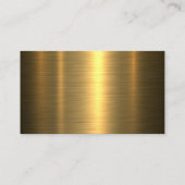 Metallic Gold Background 名刺 (裏面)