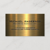 Metallic Gold Background 名刺 (正面)