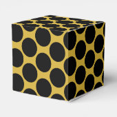 Metallic Gold with Black Dot Style Classic フェイバーボックス (裏面サイド)