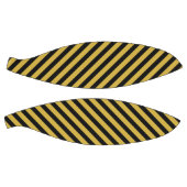 Metallic Gold with Bold Black Stripe Pattern バスケットボール (パネル)