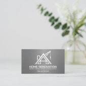 Metallic Home Renovation Structural Contractor 名刺 (スタンド正面)