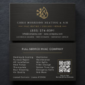 Metallic HVAC Services Company QR Code 名刺