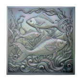 Metallic Iridescent Fish ID1223 タイル (正面)