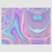 Metallic Iridescent Rainbow Pink Aqua Purple  薄葉紙 (正面)