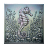 Metallic Iridescent Seahorse ID1223 タイル (正面)