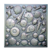 Metallic Iridescent Seashells ID1223 タイル (正面)