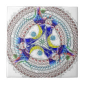 Metallic Mandala '9' - by ID AD Art Gabi Zapf タイル (正面)