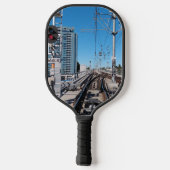 Metallic Nature Cityscape 1 Pickleball Paddle ピックルボールラケット (裏面)