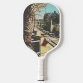 Metallic Nature Cityscape 2 Pickleball Paddle ピックルボールラケット (裏面)