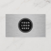 Metallic Professional Company Logo QR Code  名刺 (裏面)