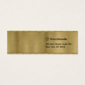 Metallic Script Stud Earring Jewelry Display Card (裏面)