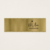 Metallic Script Stud Earring Jewelry Display Card (正面)