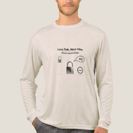 Metallic Silence Lock | Bella+Canvas ロンT トライブレンドTシャツ
