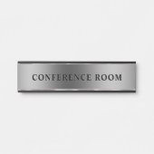 Metallic Silver Background  サインプレート (正面)