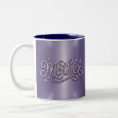 Metallic Silver Mother Purple Mug ツートーンマグカップ (左)